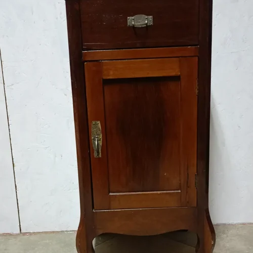 Mobiletto vintage in legno scuro