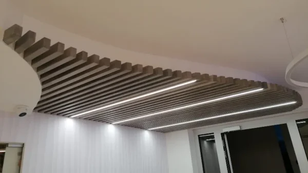 Falso techo de madera moderno
