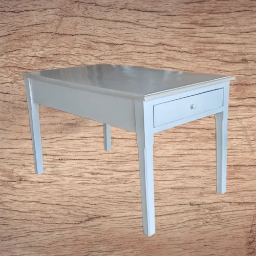 Classic style table with two integrated drawers