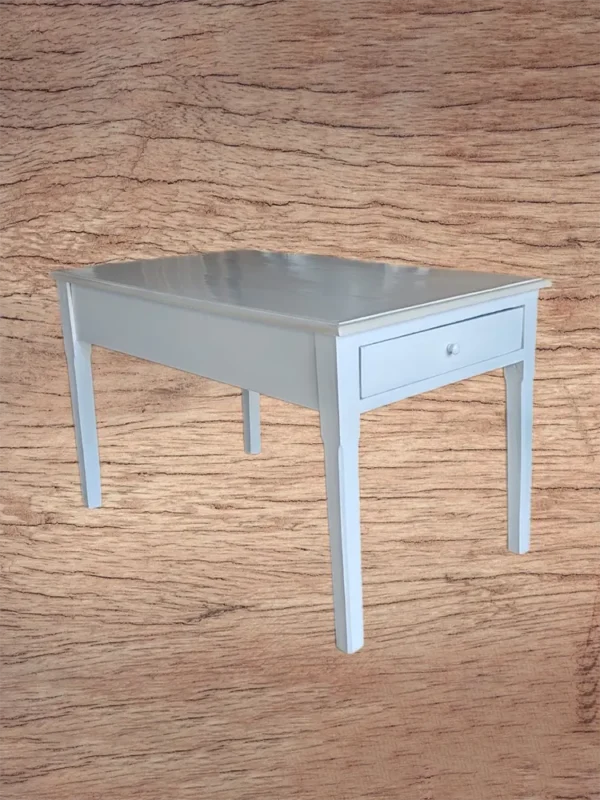 Classic style table with two integrated drawers